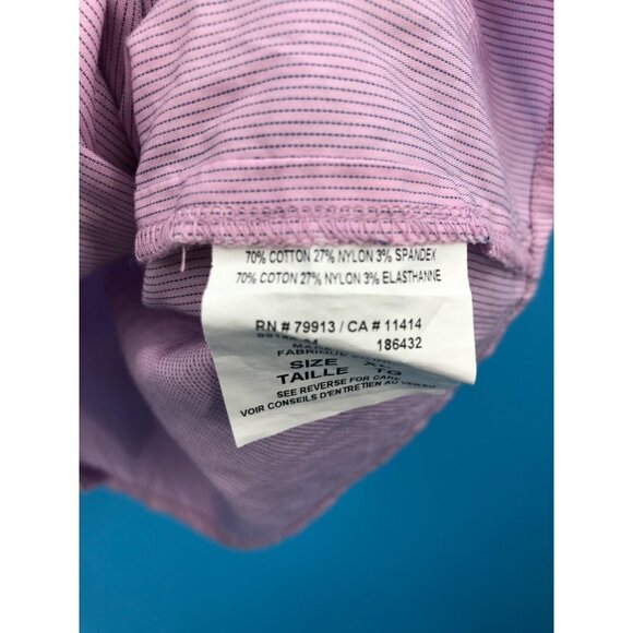 Motherhood Maternity Long Sleeve Pin Stripe Button Shirt XL NWOT - Picture 3 of 5